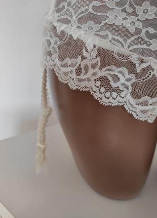 Білий мереживний корсет сексі еротик весільний весілля весільний bride бодуарный4 фото