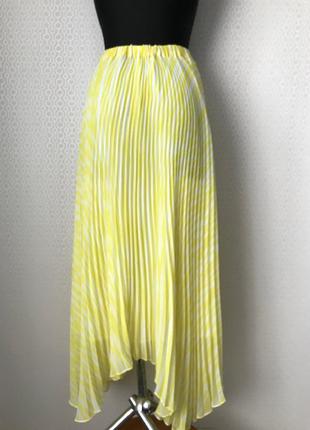 Оригинальная яркая позитивная плиссированая юбка плиссе от club monaco, размер 0 (xs-s)4 фото