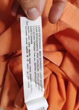 Оранжевий легкий комбінезон, ромпер zara8 фото