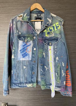 Джинсовка zara