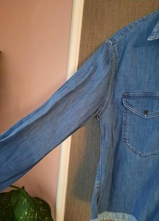 Вінтажна джинсова сорочка блуза lee оригінал з5 фото
