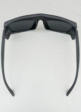 Очки в стиле tom ford маска унисекс солнцезащитные черные с боковыми защитными шторками4 фото