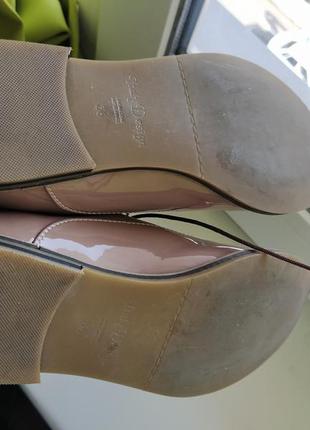 Стильные лаковые, кожаные туфли6 фото