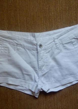 Білі джинсові шорти rossa miss jeans