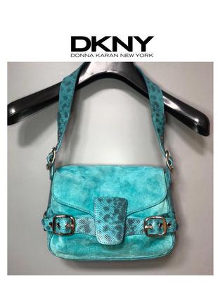 Dkny питон бирюзовая сумка кожа клатч сумка багет маленькая сумка замша margiela owens rundholz