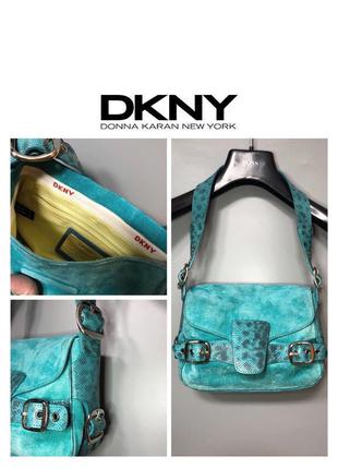 Dkny питон бирюзовая сумка кожа клатч сумка багет маленькая сумка замша margiela owens rundholz9 фото