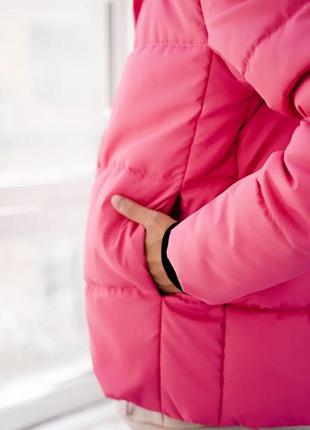 Малинова куртка для вагітних, майбутніх мам (малинова курточка для вагітних)2 фото