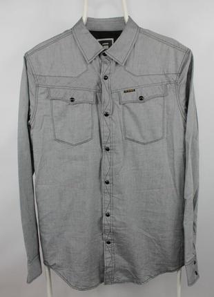 Крута якісна сорочка g-star raw tailor gray shirt