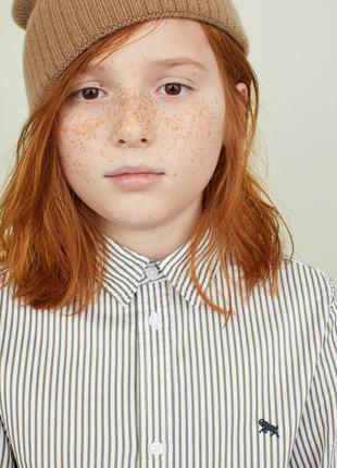 Смугасті сорочки для хлопців 9-15 років від h&m швеція3 фото