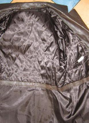 Утеплённая женская куртка-тренч.кожа! +смотрите все наши товары.у нас огромный выбор верхней одежды+6 фото