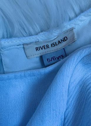 Красивая белая блуза river island девочке 5-6 лет4 фото