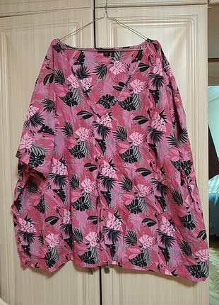 Хлопковпя туніка дуже великого розміру