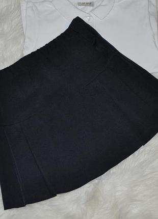 Стильная юбка в складку debenhams, школа, школьная