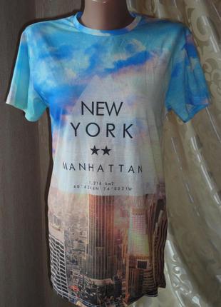 Футболка new york р.8  (ог 88, дл. 67)