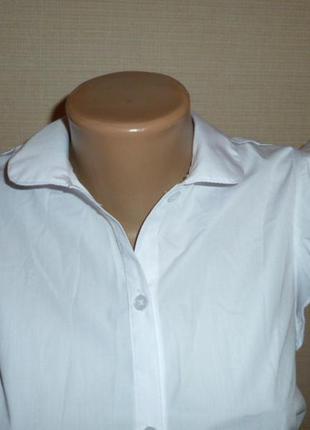 Біла шкільна сорочка блузка на 10-11 років від george8 фото