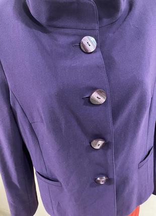 Шикарный фиолетовый design 💜піджак-жакет:/лиловый-фиолетовый пиджак жакет в винтажном стиле6 фото