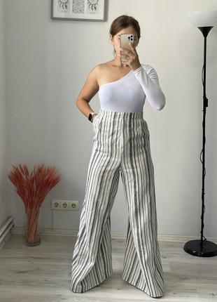 Штаны в полоску asos