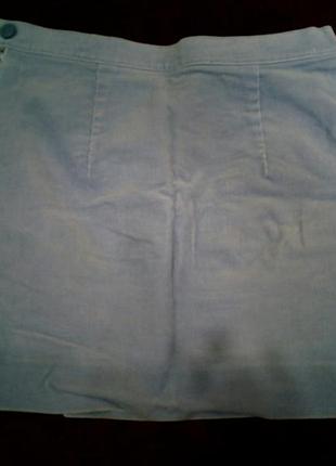 Мини юбка из вельвета 2