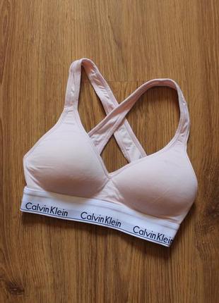 Женский топ бюстагльтер calvin klein modern cotton padded bralette xs/b652 фото