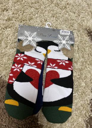 Подарочный набор носков носочков новогодних 36-384 фото