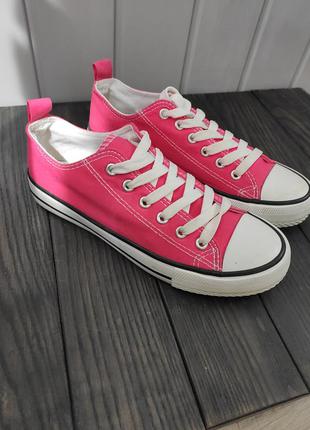 Кеды в стиле converse низкие парусиновые кеды primark3 фото