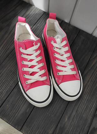 Кеды в стиле converse низкие парусиновые кеды primark2 фото