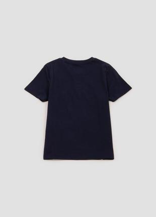 Комплект бавовняний футболка з різнобарвним кишенею та шорти pepperts2 фото