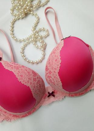 Бюстгальтер пуш ап victoria's secret dream angels push up pigeonnant 34dd 75dd2 фото