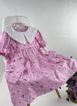 Осіння стильна сукня квітковий принт рукав на вибір короткий або довгий