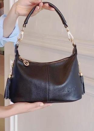 Мягкая кожаная сумка из коровьей кожи