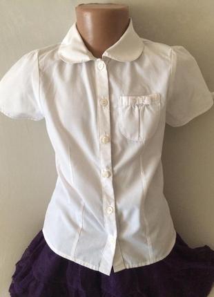 Блузка школьная на 6-7 лет1 фото