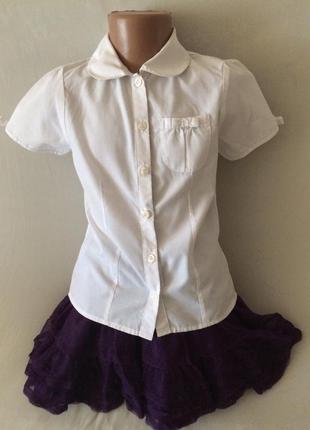 Блузка школьная на 6-7 лет2 фото