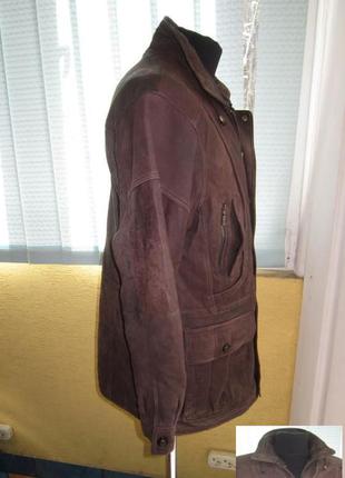 Кожаная мужская куртка echt leder. германия. лот 6514 фото