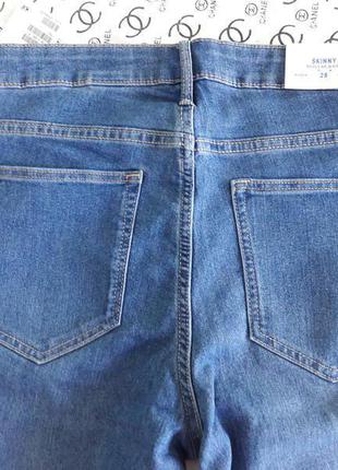 Новые, брендовые джинсы, скинни, h&m, р. м3 фото
