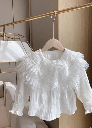 Нарядна блузка для дівчаток в школу