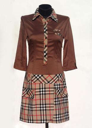 Суперціна. стильне плаття, клітина. туреччина. нове, р. 42-44