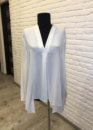 Бежевая блузка repeat, шелк