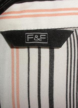 Стильная блузка туника  f&f открытые плечи батал.4 фото