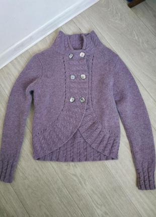 Шикарная теплая кофта р.м/s шерсть 2