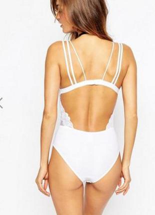 Боді asos joni strappy high apex lace5 фото