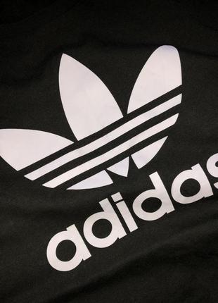 Футболка хаки топ лампасы adidas оригинал лого хлопок6 фото