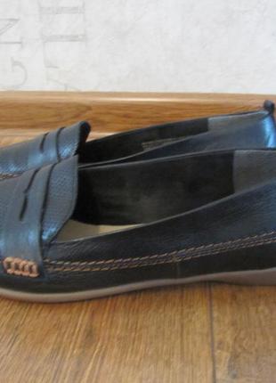 Туфли мокасины женские, кожа, pillow padding 7р (наш - 40-41)  27см