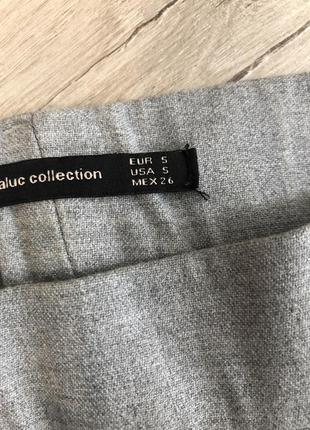 Плотные брюки zara с лампасами 4
