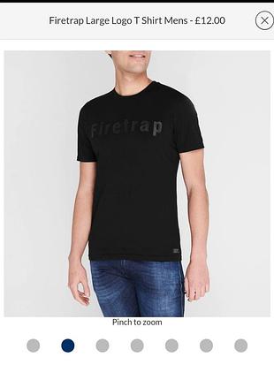 Черная футболка firetrap размер m