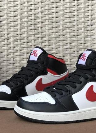 Кроссовки мужские nike air jordan high высокие черные / кросівки чоловічі найк аир джордан кроссы2 фото