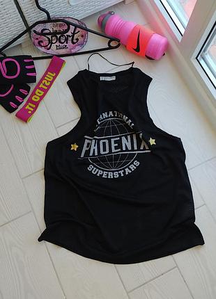 Майка дырчатая на топ лиф спортивная для фитнеса бега зала тренировок йоги