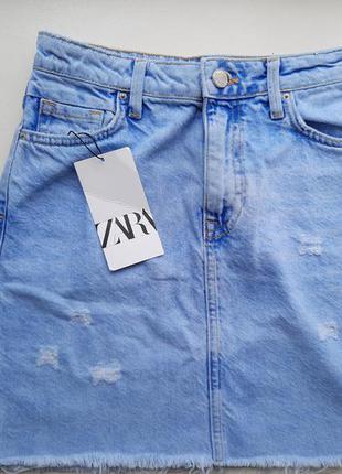 Спідниця джинсова спідниця zara