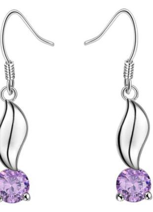 Сережки срібло 925 проби стерлінгове стерлінгове сережки срібло 925 проби посріблені посріблені