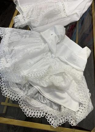 Шикарная брендовая юбка шёлк кружево zimmerman1 фото