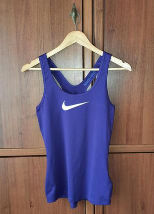 Жіноча спортивна майка nike pro dri fit swoosh